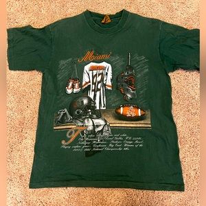 Miami hurricanes tee